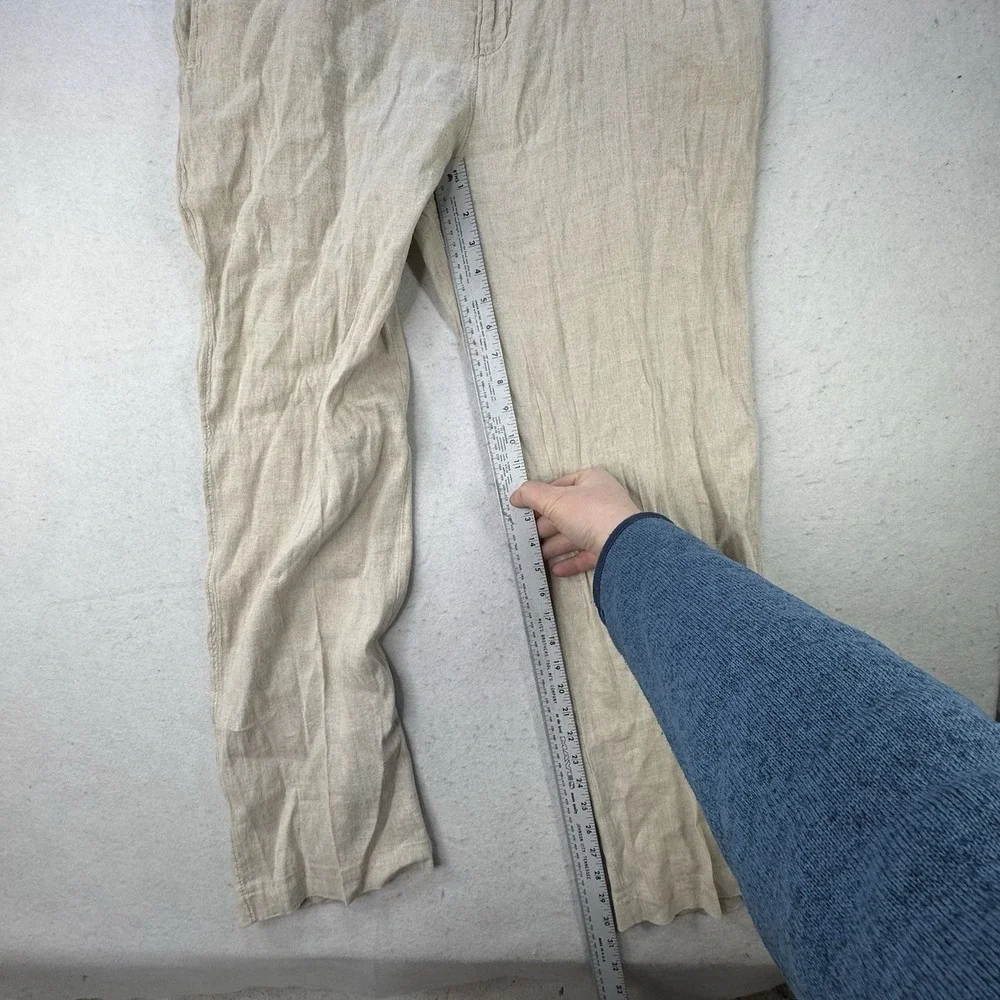 Cariloha Linen Blend Pants Mens 36 X 30